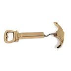 The Solid Polished Brass Anchor Corkscrew & Bottle Opener is a stylish bar tool featuring a gold finish, anchor design, and dual-function opener and corkscrew—perfect for effortless entertaining.