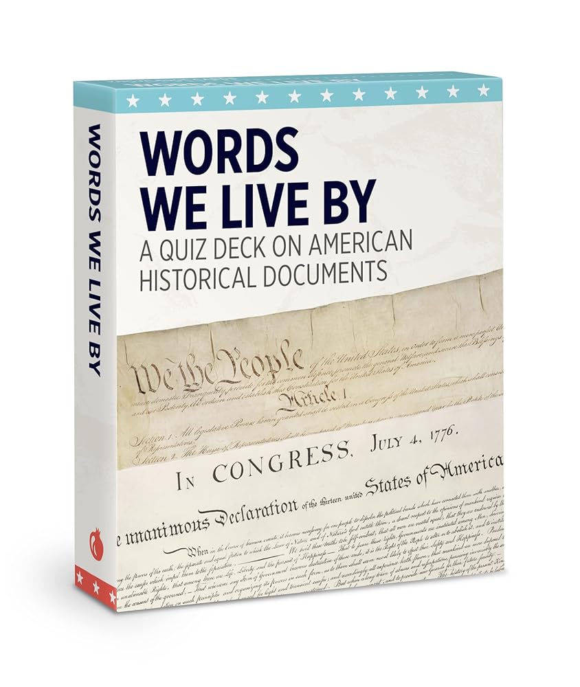 Words We Live by: A Quiz Deck on American Historical Documents (Knowledge Cards) cover image