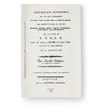 The American Cookery Pamphlet, published by Hudson & Goodwin in Hartford in 1796, showcases classic recipes and cooking methods, marking a significant piece of American culinary history.
