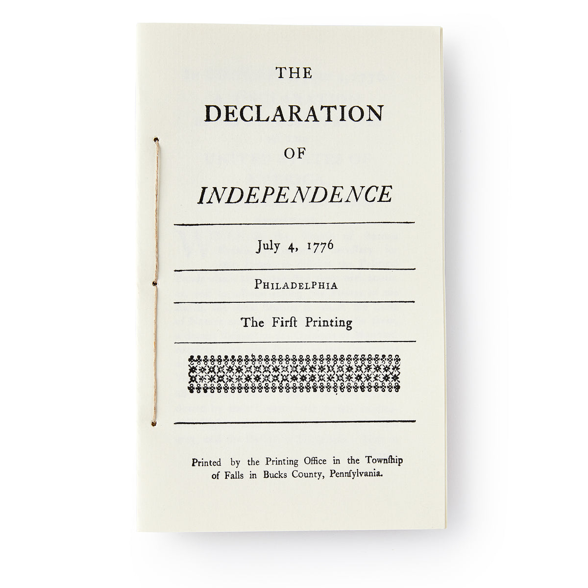 Declaration of Independence Pamphlet – Museum of the American Revolution
