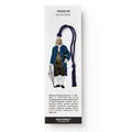 The Benjamin Franklin Bookmark features Franklin in colonial attire with a kite and a blue tassel. Below, text showcases his achievements.