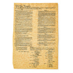 The Documents of Freedom Set features a parchment-style United States Constitution replica, titled "We the People," with handwritten columns of text and historic signatures, evoking the era of the Bill of Rights.