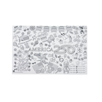 America 250 Coloring Placemats feature black and white patriotic designs with “AMERICA,” fireworks, eagle, stars, rocket, food, and doodles—ideal for kids’ activities celebrating the nation’s 250th anniversary.